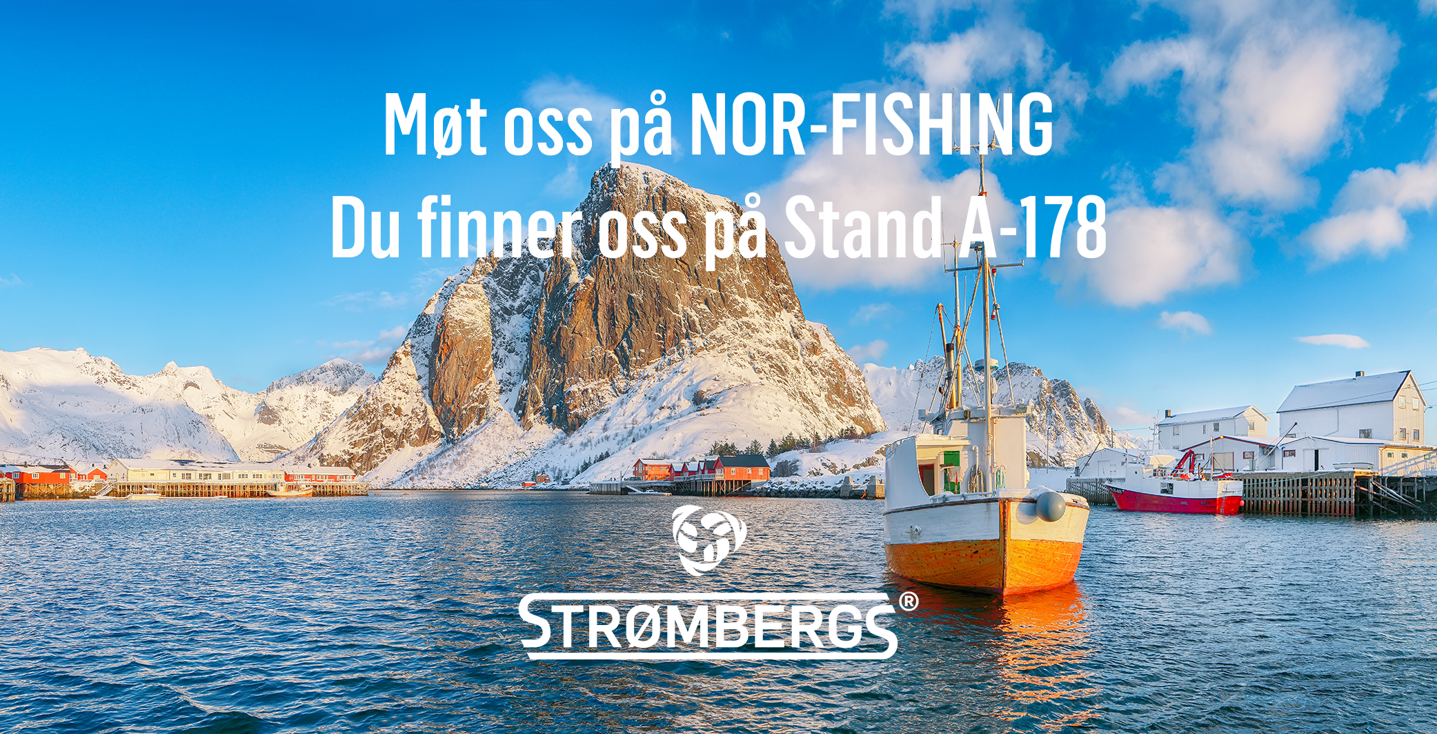Møt oss på NOR-Fishing, stand A-178