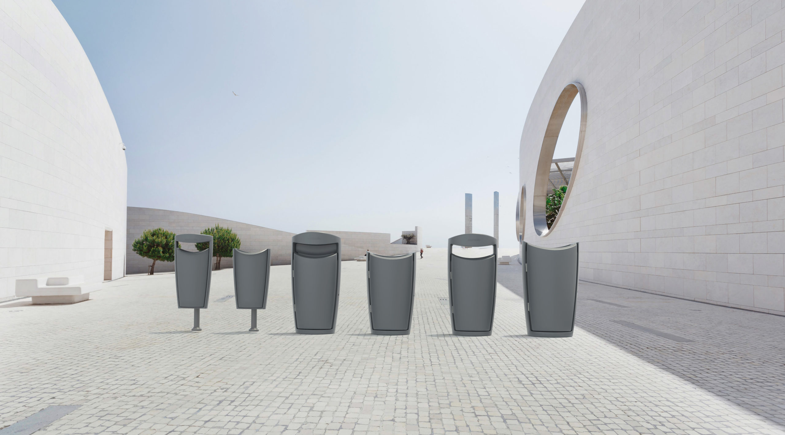 OMEGA – avfallsbeholdere i bærekraftig design